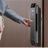 Generic Serratura porta intelligente con riconoscimento facciale 3D, con telecamera, ingresso senza chiave, impronta digitale, controllo tramite app, password, carta IC, batteria ricaricabile, schermo interno