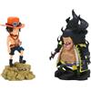 Banpresto Personaggio d'azione da collezione Portgas D. Ace Vs Marshall D. Teach One Piece - World Collectable Log Stories 8 cm, BP29382P, Multicolore, ideale per i fan degli anime