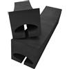 2 pezzi Accessori per porta kayak da tetto per auto Facile da installare Robusto