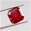 Chirag Gems Naturale Rosso Rubino Fantastico 20 KT Taglio Asscher Certificato Loose Gemma