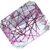 32 CT Naturale Certificato Smeraldo Taglio Rosa Rutilo Quarzo Loose Doppietto