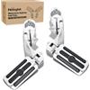Nilight Pedane per moto da 3,2 cm, per Harley Touring Street Glide Electra Glide Road King CVO Dyna Trike Sportster, pedane regolabili ad angolo corto, universali, per paramotore da 3,2 cm