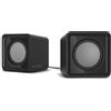 Speedlink TWOXO Stereo Speakers - Sistema di altoparlanti stereo attivi (5W RMS, 3.5mm) nero