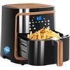 Aigostar Air Fryer Pro Smart Cube Pro Air Fryer, Wi-Fi, 7 Presets, 80-200°C, 60 min timer - refurbished