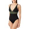 HAUTE PRESSION T1005 CO3, Costume Intero Donna, Noir et Kaki,