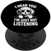 Fun Toy Poodle Dogs Cool Toy Poodle Desi Barboncino giocattolo divertente barboncino PopSockets PopGrip Adesivo