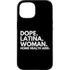 Dope Home Health Aide Career Culture Custodia per iPhone 15 Dope Latina Donna Home Salute Aiuto Latino Heritage Mese