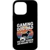 Dog Father Gamer Pup Lover Custodia per iPhone 14 Pro Max Gioco Cane Papà Vittoria Schermo E Scodinzolante Code