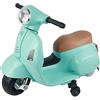 TURBO CHALLENGE 119151 Vespa GTS Elettrica, Batteria 6V + Caricabatterie USB Incluso, Peso Massimo 25 Kg, Dai 18 Mesi, Tempo di Ricarica 8 ore per una durata della batteria di 45 min