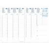 Quo Vadis - Recharge Agenda 16 mois - 2026-2027 - Affaires SD - Semainier Planning - Multilingue - 16 mois de septembre à décembre - 10x15 cm - Papier Clairefontaine blanc - Fabrication française