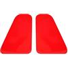 4R Quattroerre.it 17081 Adesivi Interno Fari Abarth e Fiat 500 Rosso Lucido