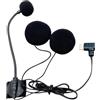Ruwshuuk Cuffie per casco, cuffie per moto, microfono impermeabile semi-aperto con riduzione del rumore e connettore di tipo C per riunioni, all'aperto, podcast e trasmissioni in alto