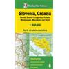 Touring Club Italiano Slovenia, Croazia, Serbia, Bosnia 1:800 000