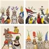 PPD Paperproducts Design Forest Festivities - Tovaglioli di carta, confezione da 4 (20 pezzi)
