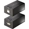 StarTech.com 150 m di estensore USB 2.0 su cavo Ethernet Cat5e/Cat6/RJ45 - Cavo USB su LAN - Prolunga USB - Estensore Ethernet USB - USB su Ethernet - Estensore USB su LAN - 67 mm - 32 mm - 25 mm - 173 g - 220 mm - 194 mm