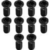 ECSiNG 10 viti Torx CNC in acciaio al carbonio nero M4 x 10 mm T15 grado 12.9 per sostituzione inserti in carburo