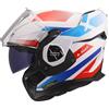 LS2, Casco Moto Modulare ADVANT X NOVA White Blue Red, XXL