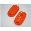 Car Passion Guscio Chiave Cover Fiat 500X Tipo 2016 Telecomando Copertura in Silicone Protezione (Arancione)