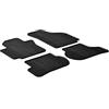 Gledring Tappetini in Gomma Compatibile con Volkswagen Golf V,VI Plus 2009- / Seat Toledo 2005-2012 (Profilo T 4-Parti + Clip di Montaggio)