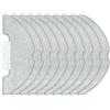 Tidevib Panno in microfibra riutilizzabile per aspirapolvere Vexilar W7/W9/W11/W15 e per robot aspirapolvere Cleanova W7/W11/W15, panni di ricambio lavabili per pulizia profonda di pavimenti duri in