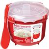 Cuociriso per Microonde | 2,6 L | Cuociriso Piccolo Lavabile in Lavastoviglie |