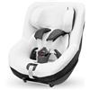 Maxi-Cosi Rivestimento Seggiolino, Fodera estiva in cotone biologico per Pearl 360 e Mica (Eco), Copriseggiolino auto, 100% cotone naturale traspirante, lavabile in lavatrice, bianco naturale