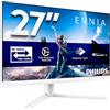 Philips Evnia Gaming Monitor 27M2N5901A, 27, 3840x2160, UHD, 160Hz, Fast IPS Panel, 1ms GtG, USB Hub Speakers, Height Adjustment (HDMI2x 2.1 DP 1x 1.4) Adaptive Sync, HDR400, G-Sync Comp., Bianco