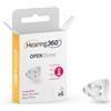 Hearing360 6 Cupole Dome OPEN miniFit Compatibili Oticon, Bernafon, Philips e Maico - Cupoline in Silicone per Apparecchi Acustici (6 mm)