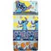 hermet Stitch, Set Lenzuolo Letto Piazza E Mezza, Completo Letto Piazza E Mezza Disney, Lenzuolo Sopra, Lenzuolo Con Angoli, Federa, Azzurro, Disney, 100% Cotone, Prodotto Ufficiale