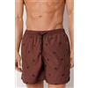Calzedonia Boxer In Fantasia Uomo Costume Formentera Marrone