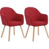 WOLTU Set di 2 Sedie Sala da Pranzo, Sedie Cucina, Poltroncine