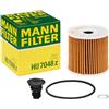 Mann Filter MANN-FILTER HU 7048 z Filtro dell'olio - per Autovetture + veicoli commeriali