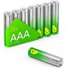 GP AAA GP - Batterie alcaline Super 1,5 V, 8 pezzi