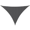 vidaXL Parasole a Vela Oxford Triangolare 4x4x5,8 m Antracite