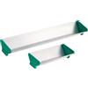 Zonon 2 pezzi 6 '' 16 '' doppio bordo emulsione in alluminio Scoop Coater per serigrafia strumento di rivestimento, 2 misure