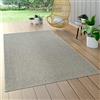 Paco Home Tappeto Per Esterno Balcone Terrazza Tappeto Cucina Tappeto Giardino Moderno, Dimensione:120x170 cm, Colore:Grigio 13