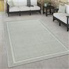 Paco Home Per interni ed esterni, per terrazza e balcone, anti-intemperie, scandinavo, Dimensione:120x170 cm, Colore:Beige 2