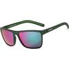 ZENOTTIC Occhiali da sole polarizzati uomo leggero TR90 montatura UV400 protezione occhiali da sole quadrati, C14 Montatura nera/Lente marrone