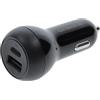 OtterBox Caricatore auto Doppia porta 32W, USB-C 20W + USB-A 12W, carica Fast Charge per Smartphone e Tablet, robusto, ultra durevole, Nero