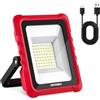 HYCHIKA BETTER TOOLS FOR BETTER LIFE HYCHIKA Faro LED Ricaricabile,20W 2000 lumen 6500K Con Porte Di Ricarica Usb E Tipo C, Ip65 Impermeabile, Adatto Per Campeggio All'Aperto, Cantieri