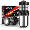 OUSHI 1157 BAY15D Lampadine LED, Rosso 2600Lm, Lampadina P21/5W 2057 7528 Luce Di Retromarcia Luce Freno Posteriore Luce Posizione Fanale Posteriore Indicatori Direzione (2 Pezzi)