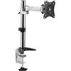 RICOO Supporto monitor scrivania TS0611 Girevole Inclinabile Schermi 13-27" (33-69 cm) Braccio schermo PC Staffa universale VESA 75 x 75 100 x 100