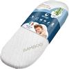DOLCI SOGNI Materasso Culla Neonato 32x72 cm - Materassino Navicella - 100% Made in Italy - OEKO-TEX® e CertiPUR™ - Materasso Lettino Neonato con Fodera in Fibra di Bambù Lavabile