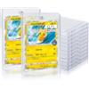 Tolesum 10PCS Magnetic Trading Card Holder 35PT Bustine Protettive UV Protezione Custodie Porta Carta Trasparente Magnetiche Carta Cornici Carte Collezionabili per Yugioh,Magic, MTG, Sport