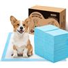 Nobleza Tappetini Igienici per Cani, 60x60cm Traversine Cani 100 Pezzi Super Assorbenti Tappetino Cane, Design a Prova di Perdite a 5 Strati Traverse Cani