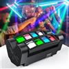 U`King UKing Luce da discoteca 60W DMX512 RGBW4 en 1 Lampada di scena Comando vocale illuminazione DJ serata di festa Bar Club Party