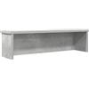 vidaXL Scaffale da Cucina Impilabile Grigio Cemento 60x15x16 cm, scaffale da Cucina, organizzatore di gabinetto, scaffale da bancone da Cucina