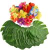 KUUQA Foglie tropicali artificiali
