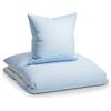 sleepwise "Soft Wonder" - Biancheria da Letto, Extra-comfort, Traspirante, Antipiega, Ipoallergenico, Completo Copripiumino, 2 Pezzi - 140x200cm e 1x 65x65 Federa, Cielo pastello/Grigio chiaro