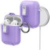 ORICO Custodia per AirPods 1ª/2ª Generazione con Supporto, Ricarica MagSafe e Coperchio Magnetico, Potente Protezione Anti-caduta, Viola-CP312
